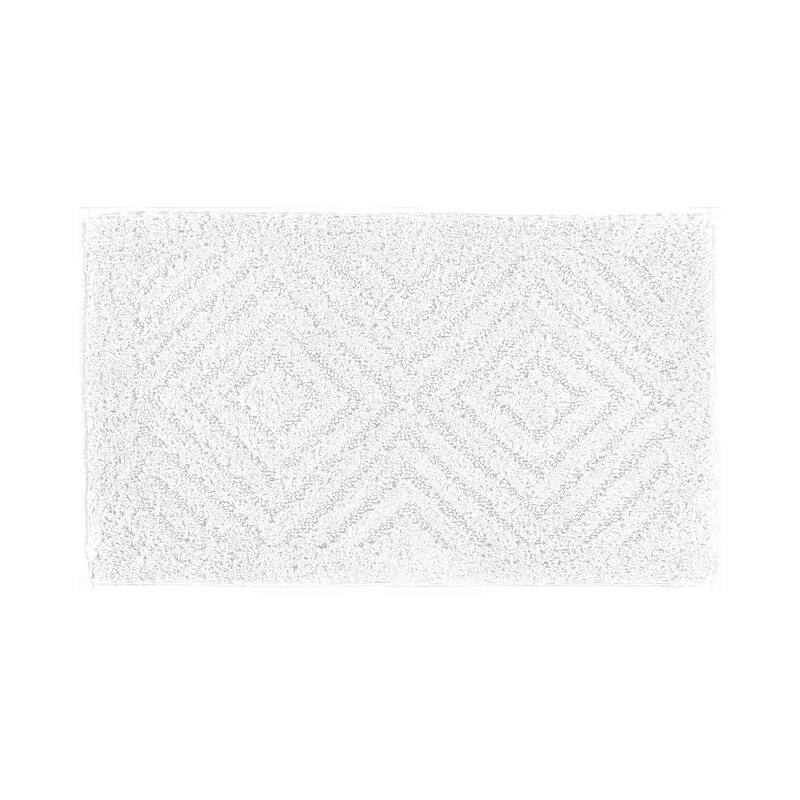 Better Trends Bath Rug 100% Cotton Tufted Soft & Plush Water Absorbent Bathroom Rugs for Shower, Sink Bath Mats Trier Collection