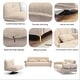 preview thumbnail 21 of 26, Modern 6-seater Upholstered Sofa Couch for Living Room (You can choose a whole set or a single piece)