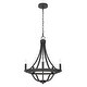 preview thumbnail 23 of 40, Hunter Perch Point Chandelier, Wheel, Candle, Dining Room, Entry, Modern Rustic, Industrial