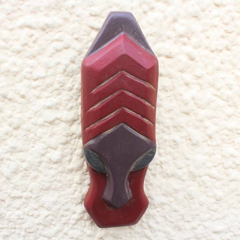 Novica Handmade African Wood Mask