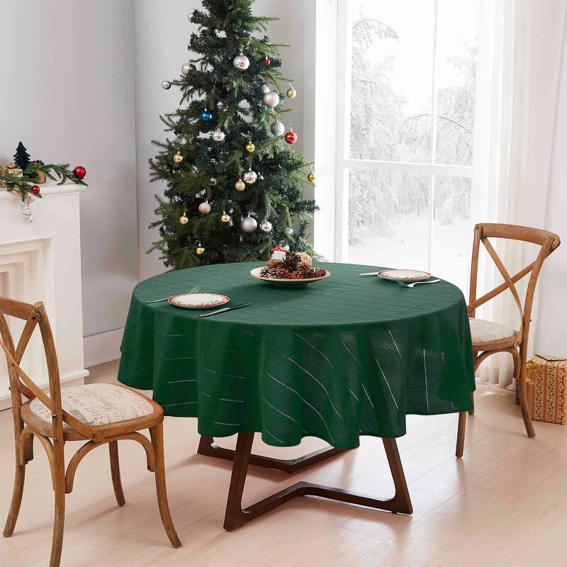Izod Chadwick Forest 70" Round Tablecloth