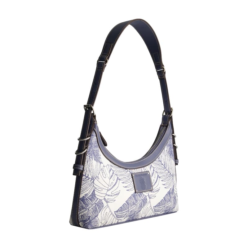 Tommy Bahama Graphic Leaf Print City Hobo