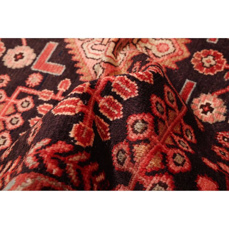 ECARPETGALLERY Hand-knotted Andelz Black Wool Rug - 4'2 x 6'5