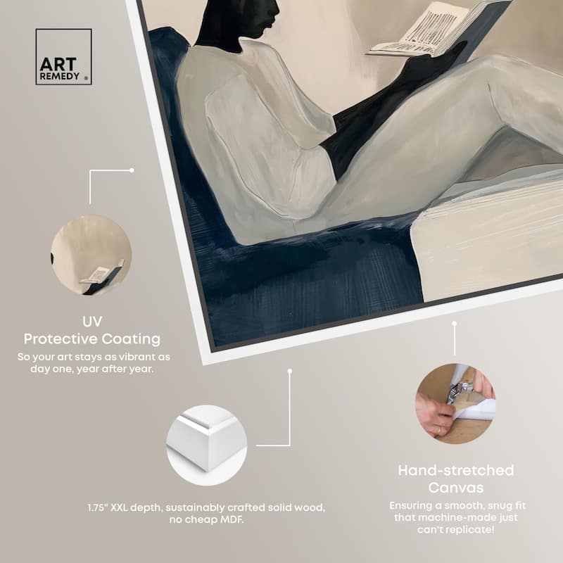 Void Reader I Canvas by Art Remedy