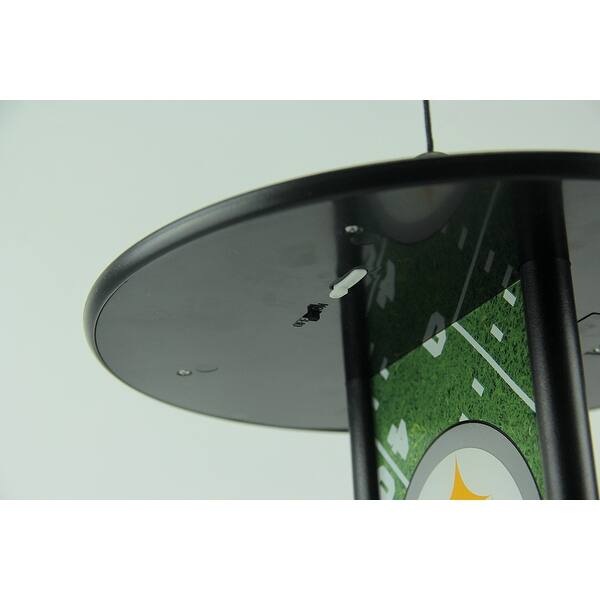 Shop Pittsburgh Steelers Logo Solar Powered Hanging Birdfeeder