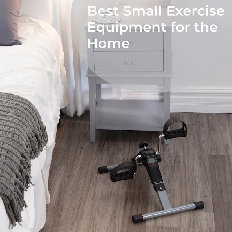 Folding Pedal Exercise Bike to Strengthen and Tone Legs or Arms