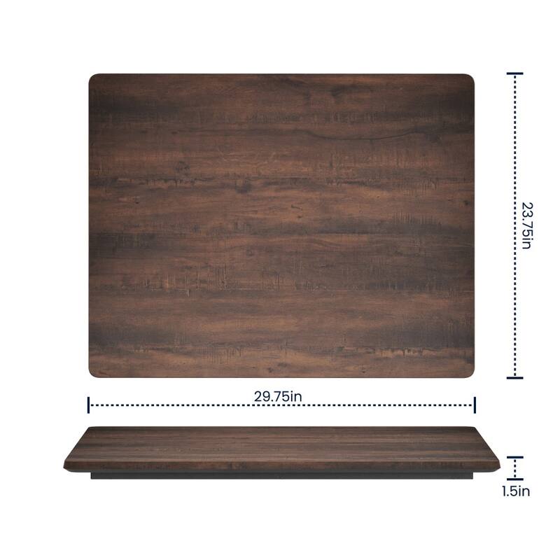 Commercial HPL Wrapped Seamless Scratch and Stain Resistant Tabletop