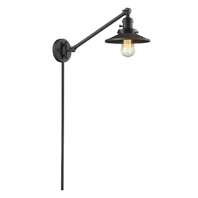 Innovations Lighting Railroad Single Light 25" Tall Wall Sconce /