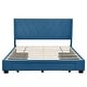 preview thumbnail 17 of 18, Merax Queen Size Linen Upholstered Platform Bed with 3 Drawers