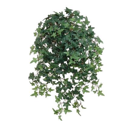 Floral Home Cascading English Ivy 27" Faux Plant, 450 Green Leaves
