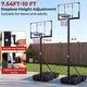 preview thumbnail 10 of 10, Costway 10 FT Foldable Basketball Hoop with Fillable Base, Wheels & - See Details