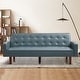 preview thumbnail 14 of 31, Sofa Bed, Futon Couch Bed, Faux Leather Love Seats Sofa, Loveseat Sleeper Bed For Living Room, Guest