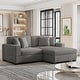 preview thumbnail 126 of 137, Oversized Modular Sectional Sofa Set with Pillows for Living Room