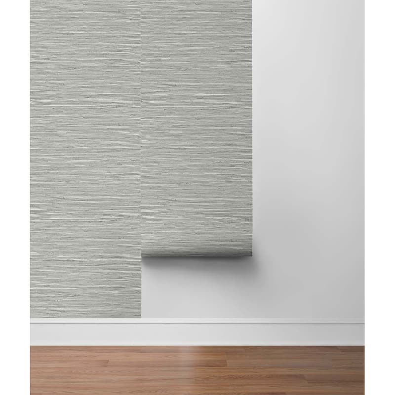 Stacy Garcia Home Saybrook Faux Rushcloth Peel and Stick Wallpaper