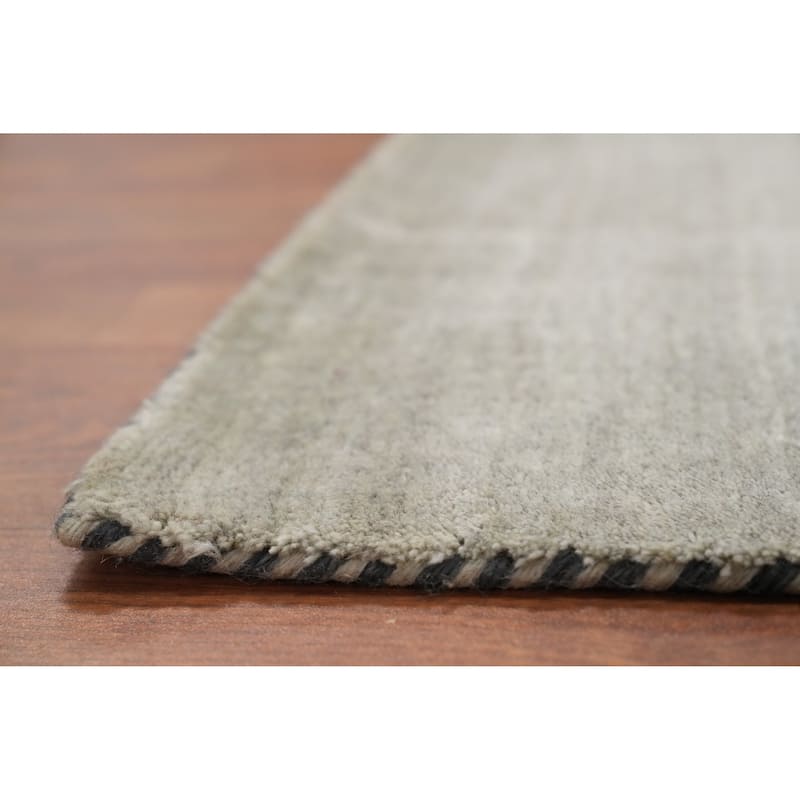 Hand Knotted Oriental 100% Wool Carpet Tribal Animal Pictorial Green Gabbeh Area Rug - 12' 0'' X 12' 0''