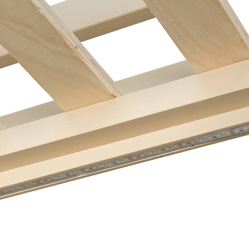 Full Size Loft Bed Frame for Kids with Storage Staircase, Wardrobe, Cabinets, USB, LED and Dressing Table with Mirror and Drawer