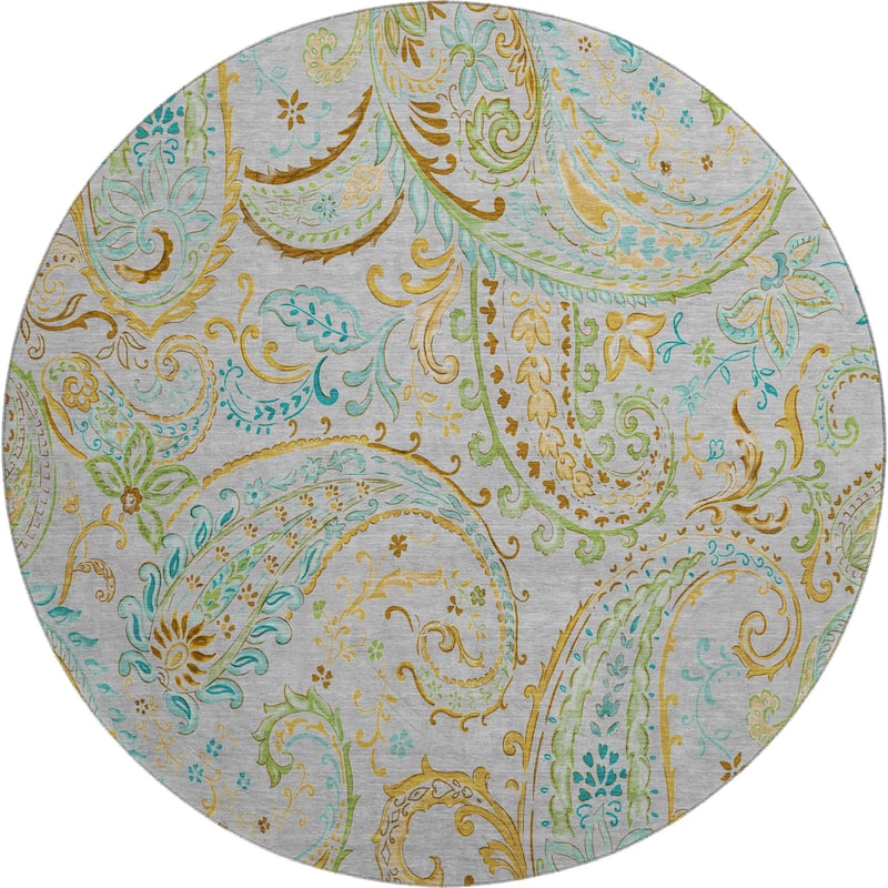 Premium Washable Super Soft Traditional Paisley Mayfield Rug