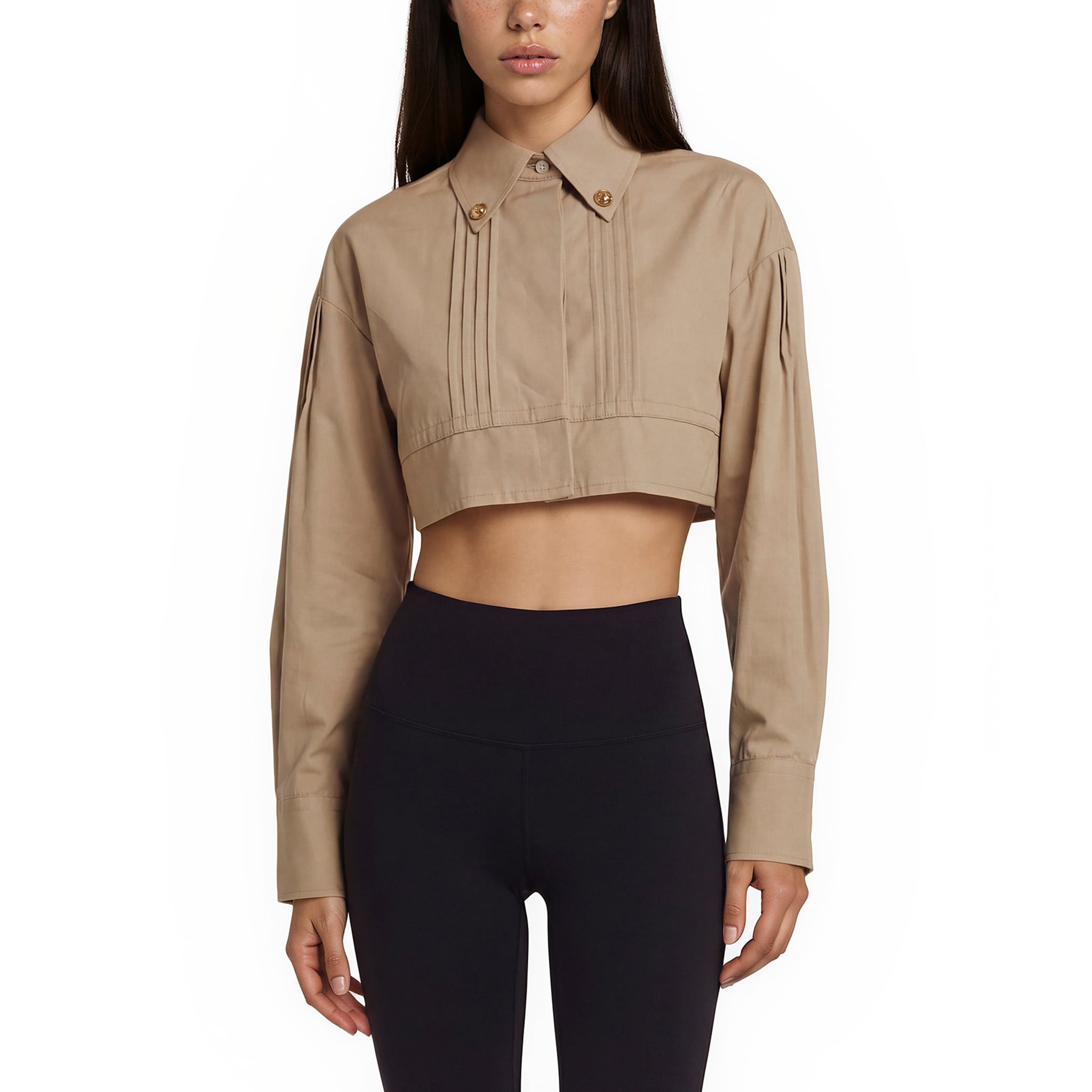 Prada Cropped Shirt Jacket