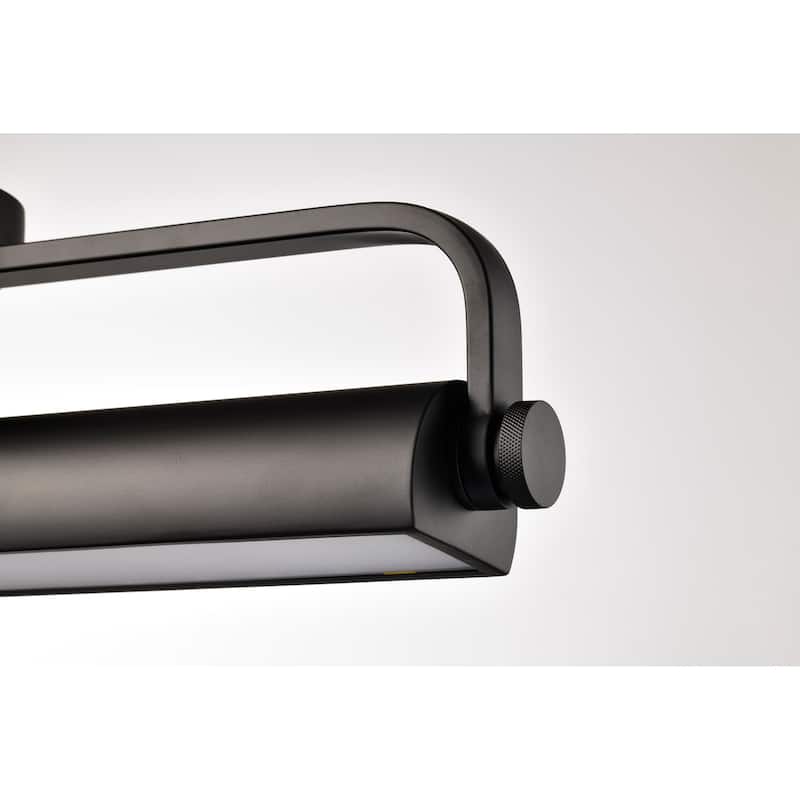 Auden 18 Inch LED Vanity 3 CCT Selectable Black Finish Acrylic Lens