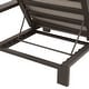 preview thumbnail 31 of 62, Benton Modern Aluminum Lounge Outdoor Double Chaise with Cushion - N/A