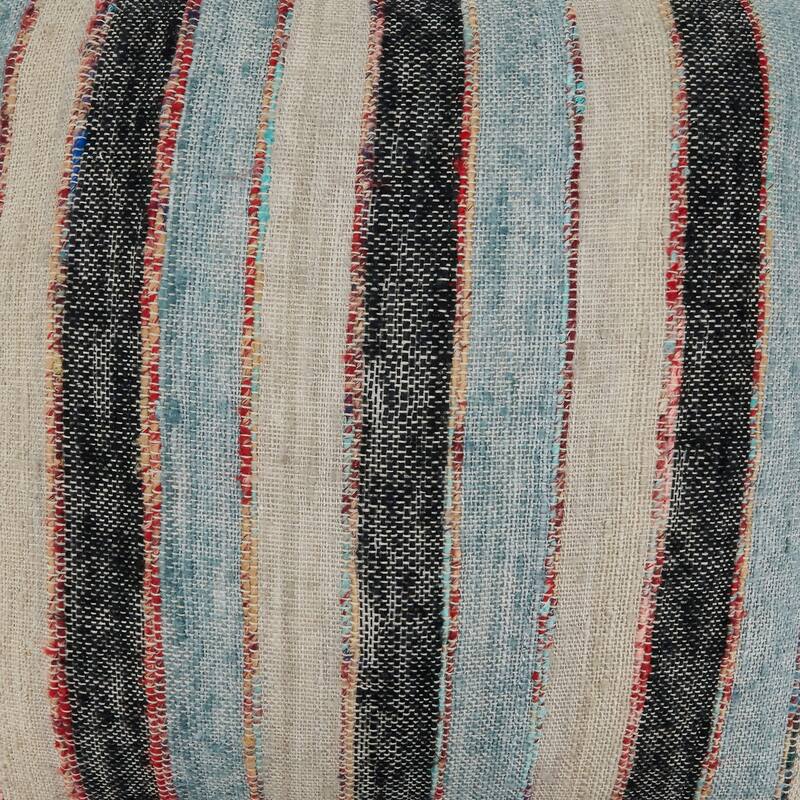 Throw Pillow With Striped Design