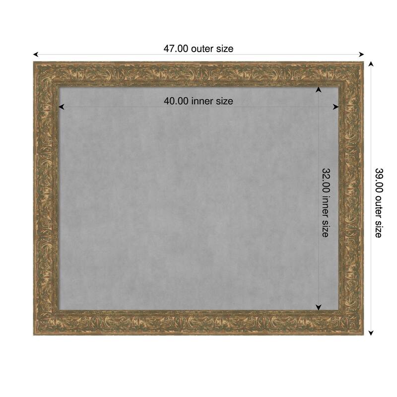 Amanti Art Luxe Black Framed - 47 x 39 in - Luxe Bronze Gold