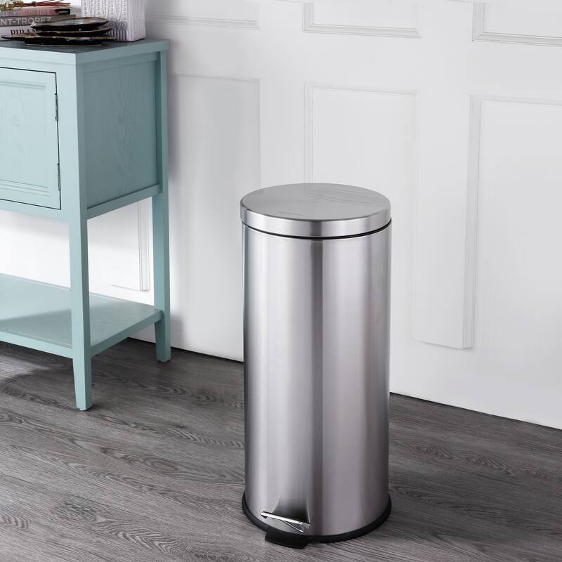 happimess Oscar 8-Gallon Step-Open Trash Can and Mini Trash Can