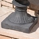 preview thumbnail 8 of 10, Buena Vista Outdoor 24-inch Cast Stone Urn by Christopher Knight Home
