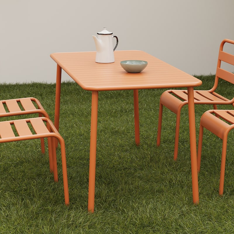 Sella long table outdoor dining table villa courtyard balcony table outdoor leisure table simple garden waterproof table