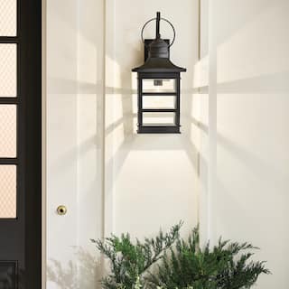 Kichler Lighting Grand Ridge 16-in 1-Light Weathered Zinc Outdoor Wall Light