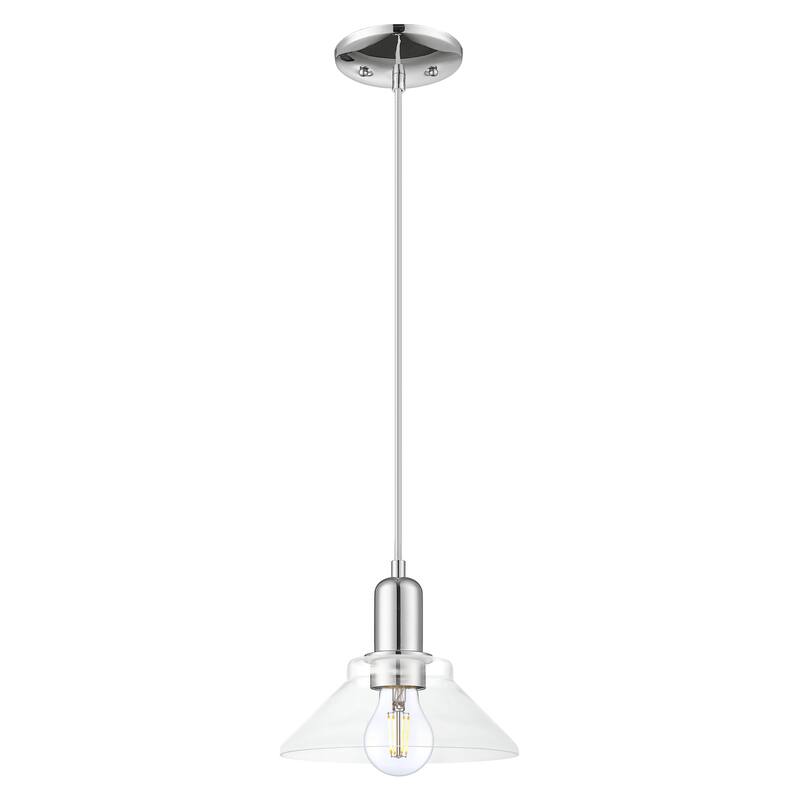 Innovations Lighting Endless Possibilities Arcadia - Orwell - 1 Light 8" Cord Hung Mini Pendant - Clear/Polished Chrome