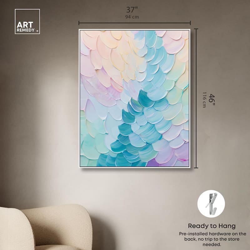 Mermaid Scales Canvas by Art Remedy