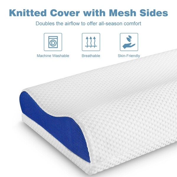 Langria memory hot sale foam pillow
