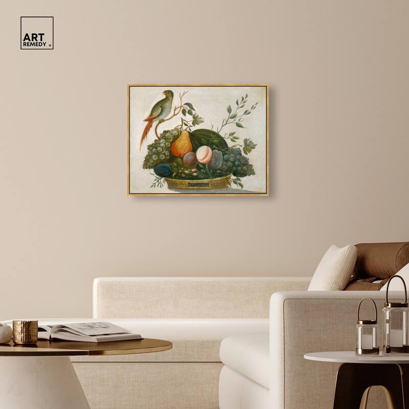 Randall Fruit with Parrot 1777 Canvas by Art Remedy