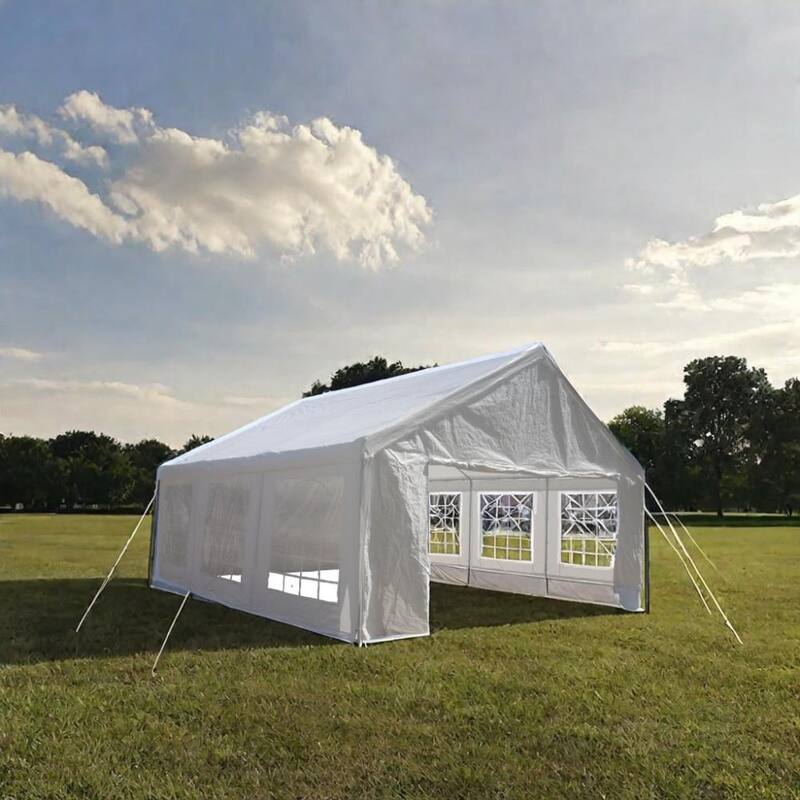 20x20 Feet Party Tent Heavy Duty Marquee Canopy Outdoor Wedding tent Carport Events Shelter Tent with Storgae Carry Bags