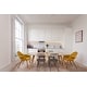preview thumbnail 20 of 71, Organic Upholstered Fabric Modern Armchair with Natural Wooden Legs for Dining Room Office or Accent Lounge Side Chair