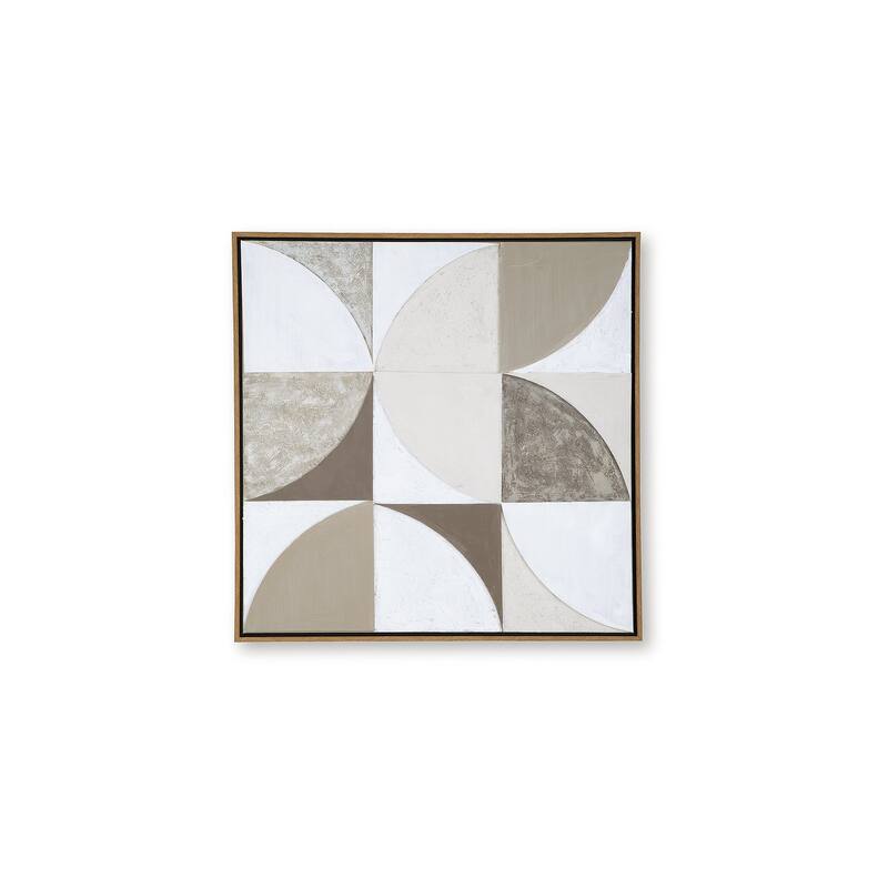 Signature Design by Ashley Harelman Beige/White Wall Art