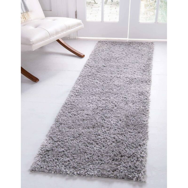 Shag Turhal Collection Area Rug - Sterling - 2'2"x8'