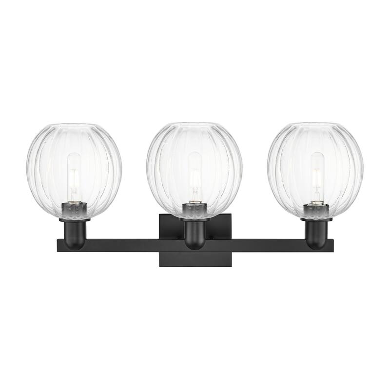 Innovations Lighting Downtown Urban - Preston - 3 Light 26" Globe Shade Bath Vanity Light
