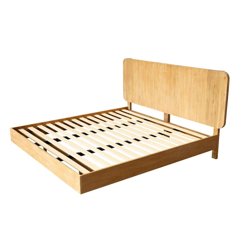 Modrest Jacobson Modern Natural Acacia Bed