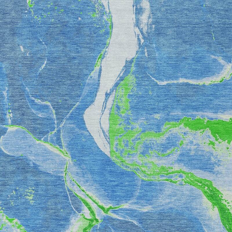 HomeRoots Abstract Transitional Rectangle Outdoor Rug
