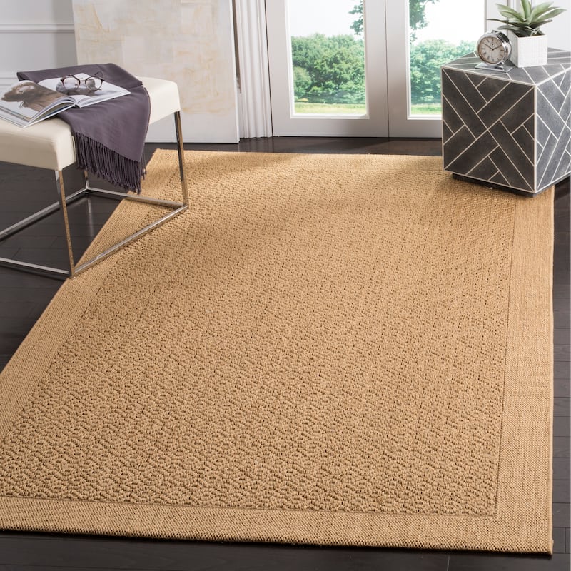SAFAVIEH, Palm Beach Clevie Modern Sisal Rug - 5' x 8' - Maize