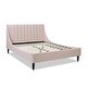 preview thumbnail 31 of 202, Aspen Mid-Century Modern Performance Fabric Low Profile Upholstered Platform Bed