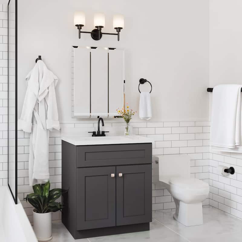 Design House 216010 Brookings 30" Single Free Standing Vanity Cabinet