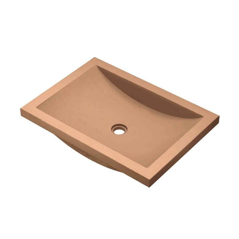 Cabrillo 21-inch NativeStone Undermount Bathroom Sink - 20.75" x 14.75" x 5"