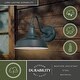 preview thumbnail 4 of 7, VAXCEL Dorado 1-Light Hunter Green and White Dusk to Dawn Sensor Farmhouse Outdoor Wall Sconce, Gooseneck Shade, Dark Sky