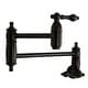 preview thumbnail 44 of 46, Restoration Wall Mount Pot Filler Kitchen Faucet Oil Rubbed Bronze