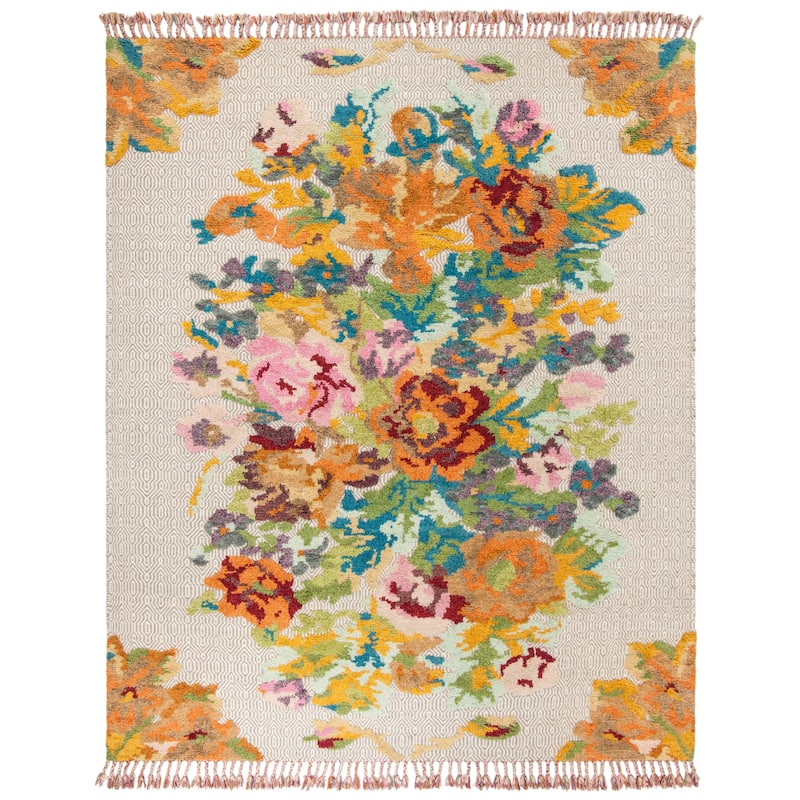 SAFAVIEH Hand-knotted Kenya Vasilia Southwestern Tribal Wool Rug
