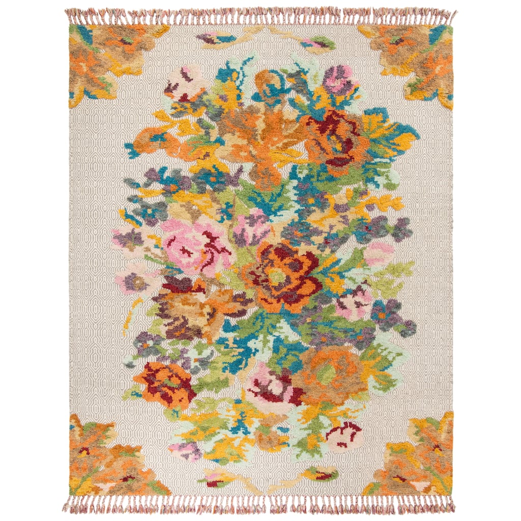 SAFAVIEH Hand-knotted Kenya Vasilia Southwestern Tribal Wool Rug