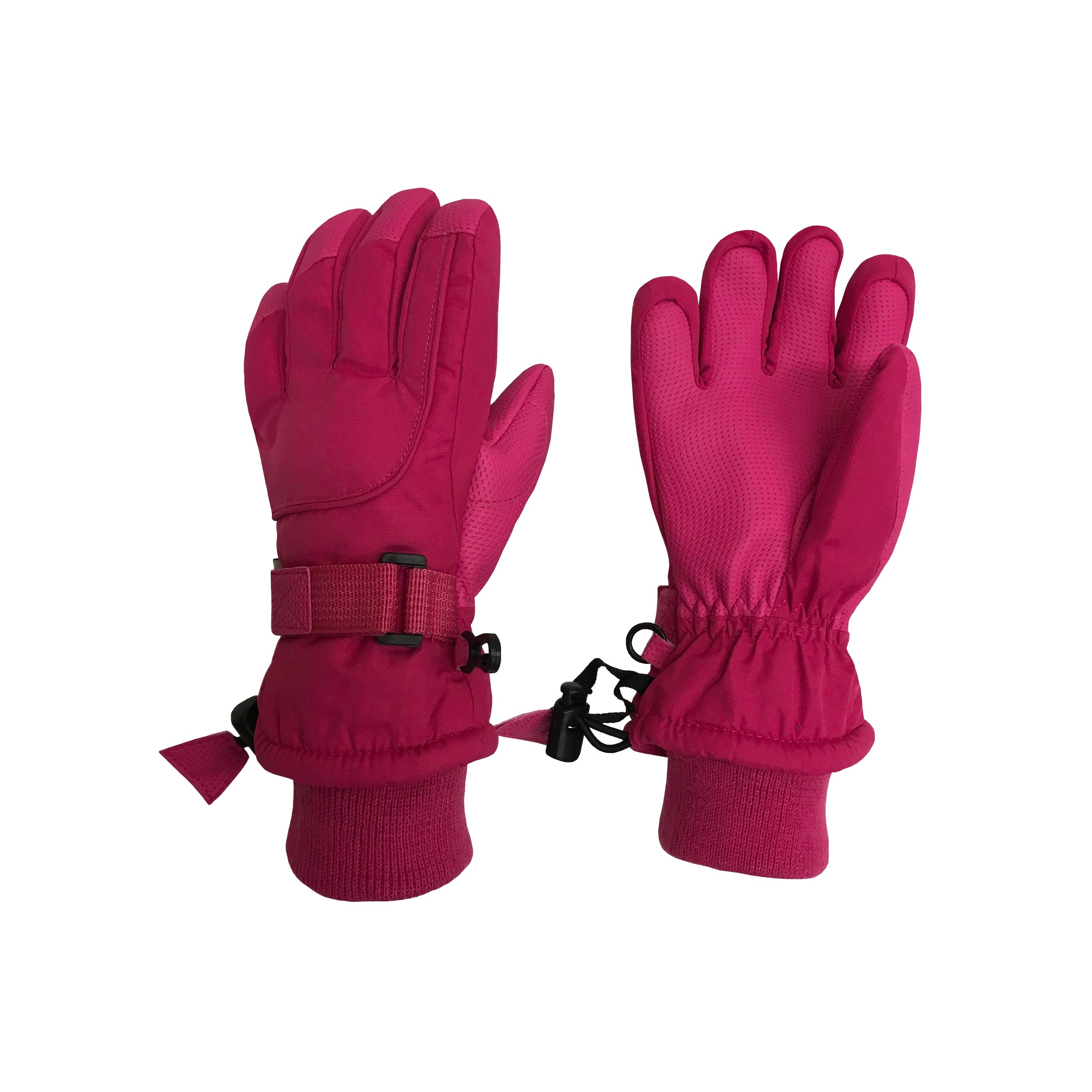 NIce Caps Kids Thinsulate and Waterproof Geo Lines Print Ski Gloves